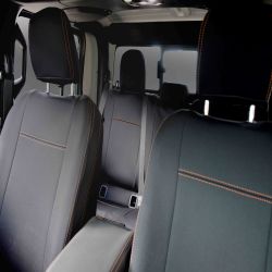 FRONT Seat Covers + Rear Full-length Cover Custom Fit  Jeep Gladiator JT (2020-Now) Premium Neoprene, Waterproof | Supertrim 