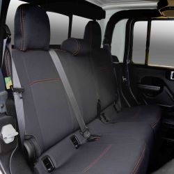 REAR seat covers Full-length Custom Fit  Jeep Gladiator JT (2020 - Now) Premium Neoprene, Waterproof | Supertrim