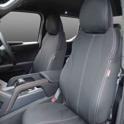 FRONT Seat Covers Full-Length with Map Pockets Custom Fit BYD Shark 6 (2024-Now), Heavy Duty Neoprene | Supertrim