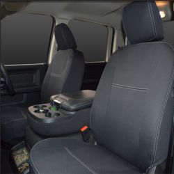 FRONT Seat Covers With Full-back Custom Fit Dodge RAM 1500 / 2500 / 3500 DT/DJ/D2, or DS, Premium Neoprene (Automotive-Grade) 100% Waterproof