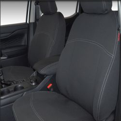 FRONT Seat Covers Full-Length Custom Fit FORD Ranger Next-Gen XL/XLS/XLT 2025 (2022-Now), Heavy Duty Neoprene | Supertrim