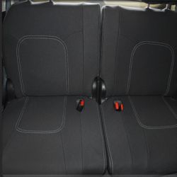3rd Row Full-Back Seat Covers Custom Fit Landcruiser  200 Series (Nov07 - Sept 15) - Sahara, Altitude & VX, Heavy Duty Neoprene (Automotive-Grade) 100% Waterproof