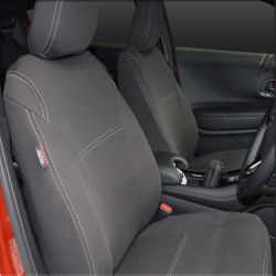 FRONT Seat Covers Full-Length with Map Pockets Custom Fit  Honda HR-V (2015 - 2021) Premium Neoprene | Supertrim 