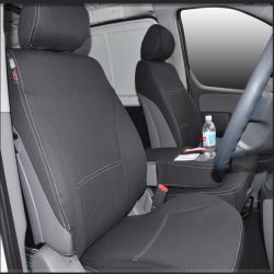 Seat Covers FRONT Bucket Bench & Rear, Snug Fit for Hyundai iLoad TQ-V (Feb 2008 - Now)  , Premium Neoprene (Automotive-Grade) 100% Waterproof 