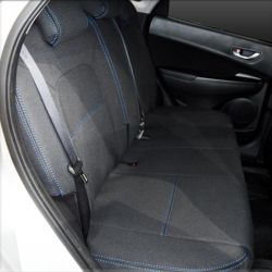 REAR seat covers Full-length Custom Fit Hyundai Kona SX2 V1, V2 (2023-Now), Premium Neoprene, Waterproof | Supertrim