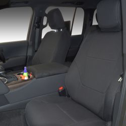 Toyota Landcruiser 300 GX GXL 2025 Neoprene Front Seat Covers (Full back Map Pockets)