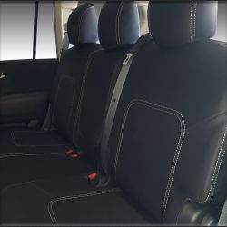 Middle Row Seat Covers Full-length Custom Fit Nissan Patrol Y62 2025 (2013-Now), Premium Neoprene | Supertrim