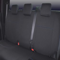 Ford Ranger Raptor PX. III (2018 - 2021.75) REAR Dual Cab Seat Covers, Snug Fit, Premium Neoprene (Automotive-Grade) 100% Waterproof 