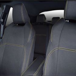 FRONT Seat Covers & REAR Full-length Cover Custom Fit Toyota C-HR (2017-Now), Premium Neoprene, Waterproof | Supertrim 