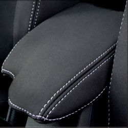 CONSOLE Lid Cover Custom Fit Toyota Fortuner AN160 (Oct 2015 - Now), Heavy Duty Neoprene (Automotive-Grade) 100% Waterproof 