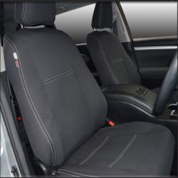Seat Covers FRONT PAIR in Full-back with Pockets Snug Fit for Toyota Kluger (Aug 2007 - Feb 2014), Premium Neoprene (Automotive-Grade) 100% Waterproof