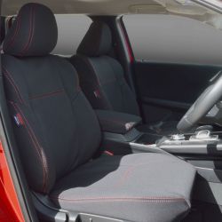 Mitsubishi Outlander Seat Covers - FRONT Full-Length with Map Pocket 2025 ZM (2022-Now), Heavy Duty Neoprene | Supertrim 