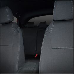FRONT Seat Covers + Rear Full-length Cover Custom Fit Honda Civic 10th Gen (2016-2021), Premium Neoprene, Waterproof | Supertrim 