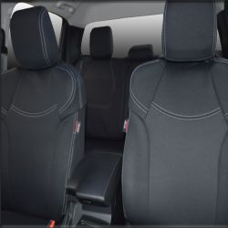 FRONT Seat Covers & REAR Covers Custom Fit ISUZU D-MAX RG 2025 (2021-on), Heavy Duty Neoprene, Waterproof | Supertrim 