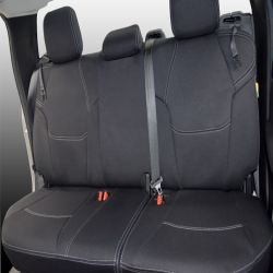 REAR seat covers Custom Fit ISUZU D-MAX RG 2025 (2021-on), Heavy Duty Neoprene, Waterproof | Supertrim
