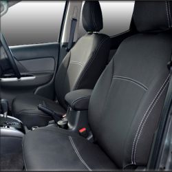 Mitsubishi Triton MQ Seat Covers Front 2 Bucket Seats Full-back + Map Pockets (May 2015-Now)
