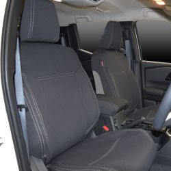 FRONT seat covers Custom Fit Mitsubishi Triton MV 2025 (2024 - Now), Premium Neoprene, Waterproof | Supertrim