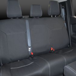 REAR seat covers Custom Fit Mitsubishi Triton MV 2025 (2024-Now), Premium Neoprene, Waterproof | Supertrim