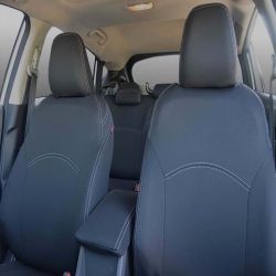 FRONT Full-back with Map Pockets & REAR Full-back Seat Covers Custom Fit Subaru Crosstrek (2023-Now), Premium Neoprene, Waterproof | Supertrim