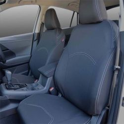 FRONT Full-back with Map Pockets Seat Covers Custom Fit Subaru Crosstrek (2023-Now), Premium Neoprene, Waterproof | Supertrim