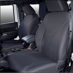 FRONT seat covers Custom Fit Jeep Wrangle JK (2008 - 2018) Premium Neoprene, Waterproof | Supertrim