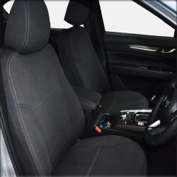 FRONT Seat Covers Full-Length with Map Pockets Custom Fit Mazda CX-5 KE (2012-2016) or KF (2016-Now), Premium Neoprene | Supertrim 