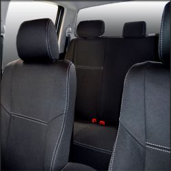 Seat Covers Front 2 Bucket Seats With Side Airbags & Rear Snug Fit For Hilux MK.7 (Aug 2009 - Aug 2015) Premium Neoprene (Automotive-Grade) 100% Waterproof