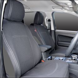 FRONT seat covers Custom Fit Volkswagen Amarok (NF 2023-Now), Heavy Duty Neoprene, Waterproof | Supertrim