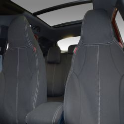 FRONT Seat Covers Full-Length With Map Pockets & REAR Full-Length Custom Fit BYD ATTO 3 (2022-Now), Heavy Duty Neoprene, Waterproof | Supertrim
