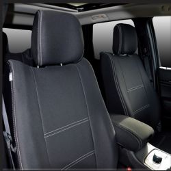 FRONT Seat Covers In Full-back, Snug Fit for Grand Cherokee WK (2011-2021) Heavy Duty Neoprene (Automotive-Grade) 100% Waterproof