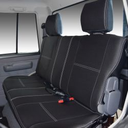 Toyota Landcruiser Troop Carrier J78 REAR seat covers Custom Fit