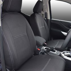 Nissan Navara NP300 Front pair With Full-back & Map Pockets Seat Covers (May 2015 - Now)