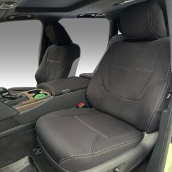 FRONT seat covers Custom Fit Toyota Landcruiser 300 Series (2021-Now) - VX & GR Sport, Heavy Duty Neoprene, Waterproof | Supertrim