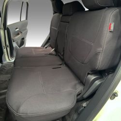 REAR seat covers Full-length Custom Fit Toyota Landcruiser 300 Series (2021-Now) - VX & GR Sport, Heavy Duty Neoprene, Waterproof | Supertrim