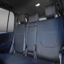 REAR seat covers Full-length Custom Fit Toyota Landcruiser 300 Series (2021-Now) - Sahara, Sahara ZX, Heavy Duty Neoprene, Waterproof | Supertrim