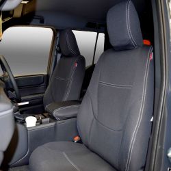 Seat Covers FRONT Full Back + Map Pockets Custom Fit Toyota Prado 250 series (2024 - Now), Heavy Duty Neoprene, 100% Waterproof