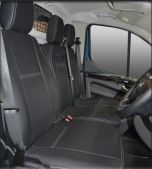 FRONT Seat Covers (Bucket & Bench) Custom Fit for Ford Transit VM Series (1995-2013), Premium Neoprene (Automotive-Grade) 100% Waterproof