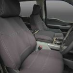 FRONT Seat Covers Full-Length with Map Pockets Custom Fit Ford F-150 /250 /350 /450 (2021 - Now), Heavy Duty Neoprene | Supertrim 