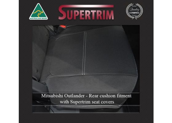 3rd Row Seat Covers Custom Fit Mitsubishi Outlander ZJ ZK 2012 2018 Premium Neoprene Waterproof