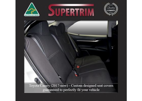REAR seat covers Full length Custom Fit Toyota Camry Nov 2017 Current Premium Neoprene Waterproof