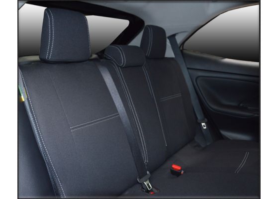 REAR seat covers Full length Custom Fit Toyota Yaris Cross 2020 Now Heavy Duty Neoprene Waterproof