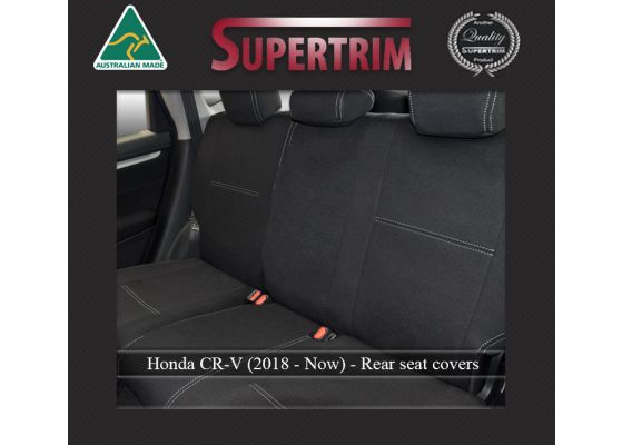 REAR seat covers Full length Custom Fit Honda CR V 2018 Now Premium Neoprene Waterproof