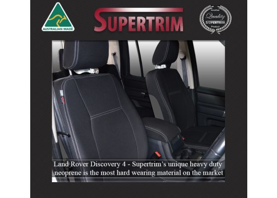 FRONT seat covers Custom Fit Land Rover Discovery 4 2009 2016 Premium Neoprene Waterproof Supertrim