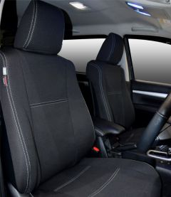 Toyota seat covers for Hilux N80 8th-gen Workmate