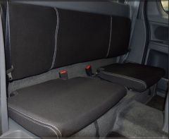 Toyota Seat Covers 2nd Row Snug Fit for Hilux MK.8 (9/2015 - Current) EXTRA CAB, Premium Neoprene (Automotive-Grade) 100% Waterproof