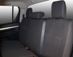 Seat Covers Rear Snug Fit  for Hilux MK.8 (9/2015 - Current) DUAL CAB, Premium Neoprene (Automotive-Grade) 100% Waterproof