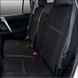 REAR seat covers Full-length Custom Fit Mitsubishi Challenger PA (1998-2006), Premium Neoprene, Waterproof | Supertrim