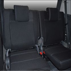 3rd Row Full-Back Seat Covers Snug Fit For Mitsubishi Pajero (2006 - 2022), Premium Neoprene (Automotive-Grade) 100% Waterproof