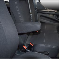 DRIVER Armrest Cover Custom Fits Ford Transit Custom AV Series (2024-Now), Premium Neoprene, Waterproof | Supertrim