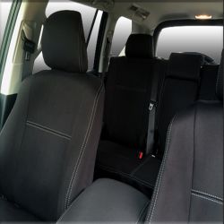 FRONT Seat Covers Full-Length With Map Pockets & REAR Full-Length Custom Fit Ford Escape ZH Series (2021-2023), Premium Neoprene, Waterproof | Supertrim